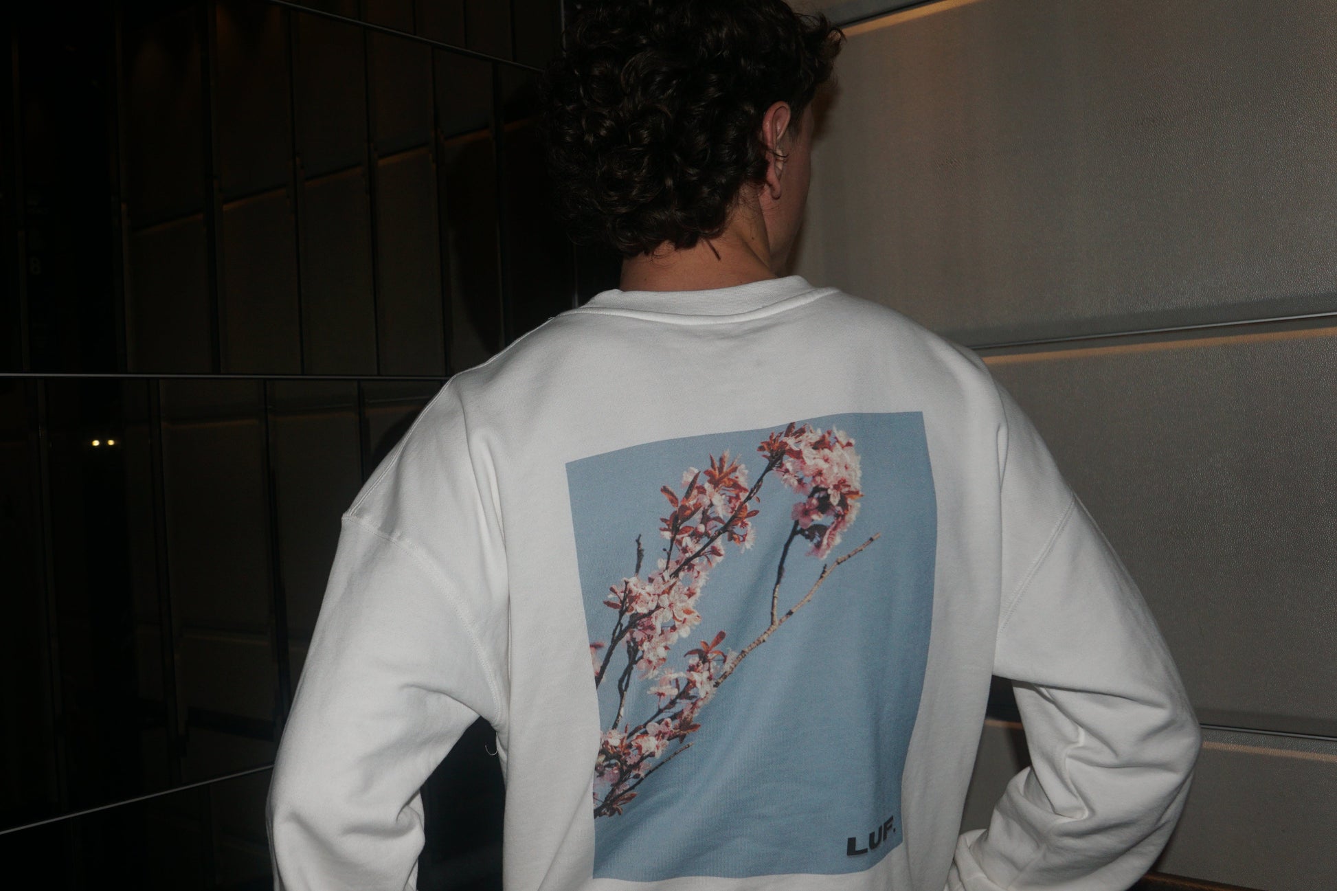 Luf Vintage Cherry Blossom Sweater
